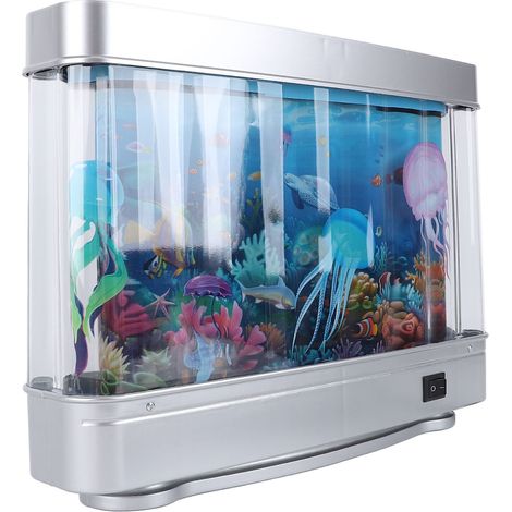 Lampe Aquarium Factice à Poissons Animés LED Aquarium Artificiel Lampe Déco Veilleuse Enfant Bureau Chambre (1/5)