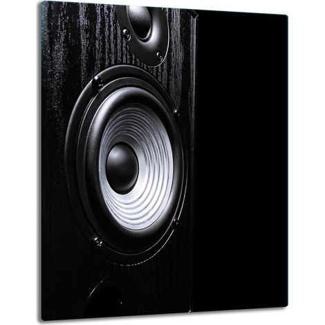 PANEL DE MESA CON PLACA DE CRISTAL DE 40x52 CM PARA ALTAVOZ (1/5)