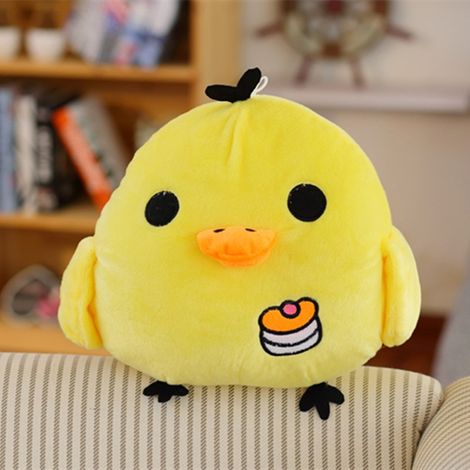 Mignonne peluche poulet de dessin animé, jouet en peluche, décoration pour la maison (1/5)