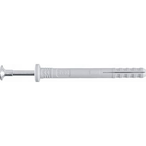 100 Chevilles à Frapper tête plate - diamètre 6 mm - Longueur 70 mm mm - Diamètre 6 mm