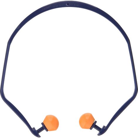 Auricolari con archetto 3M 1310 attenuazione 26 dB inserti prodotti con schiuma poliuretanica morbida e ipoallergenica (1/4)