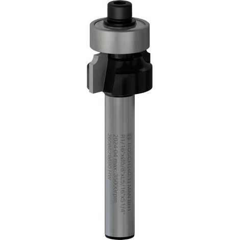 Bosch Professional Bosch PRO Abrundfräser, R 1/16, Schaft 1/4 (1/4)