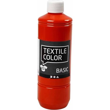 Peinture pour textile - Modèle 34144 - Rouge - Acrylique - Intérieur - Durable