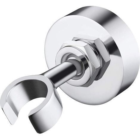 Support Douche Tout en Laiton Support Douchette Mural Support Pommeau de Douche Adhésif pour Baguette de Pulvérisateur à Main Pour Salle de Bain Chrome Poli, C213DG-CH- (1/5)