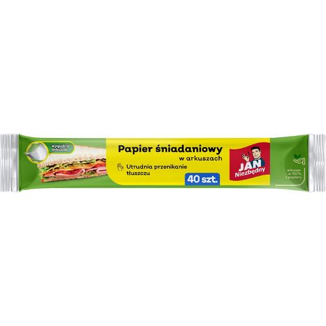 JAN Essential Frühstückspapier, 1 Packung - 40 Stück.