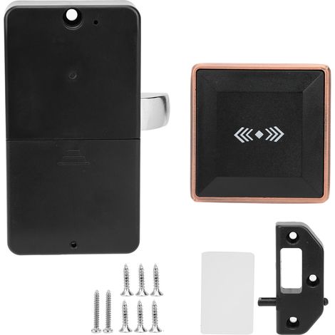 Verrou électronique à induction sans clé, déverrouillage par carte d'identité pour armoire de classement, casier, sauna (1/5)
