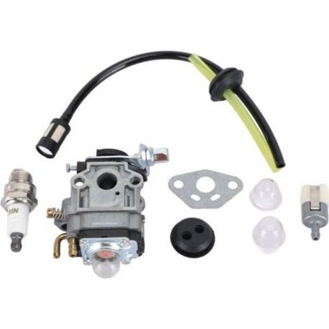 Kit de carburateur de tondeuse à gazon, ligne de filtre de bougie d'allumage pour TH23 TH26 TH34 23CC 25CC 26CC 33CC 35CC (1/5)