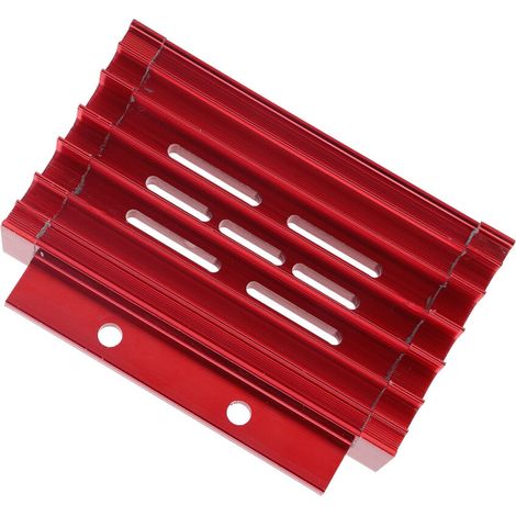 Radiatore in alluminio per moto (rosso) adatto a moto da fuoristrada da 138cc-150cc.