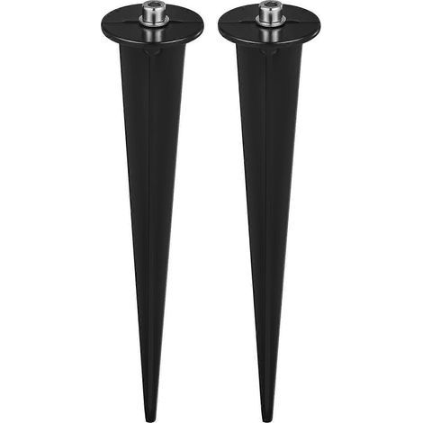 Uonlytech Lot de 2 piquets de 16 cm pour projecteurs de jardin, avec vis M5, accessoire pour éclairage extérieur (allée, pelouse). (1/3)