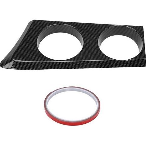 KIMISS Support de Support de Coupe de Console Centrale pour E81 E82 E87 E88 1 Série 120i - Remplacement cté Conducteur de Gauche (Motif en Fibre de Carbone) (1/5)