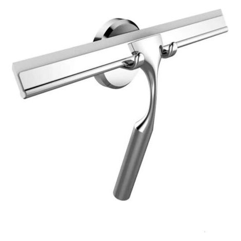 QORVA
-Raclette de Salle de Bain pour Douche avec Crochet à Ventouse pour Verre, Miroir, Nettoyage de Porte en Acier Inoxydable antirouille..