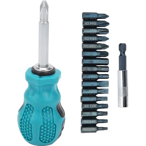 Kit de 20 embouts de tournevis portables et multifonctionnels pour la réparation de quincaillerie. (1/5)