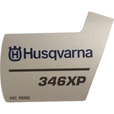 ÉTIQUETTE POUR 346XP 537370504 ORIGINAL HUSQVARNA