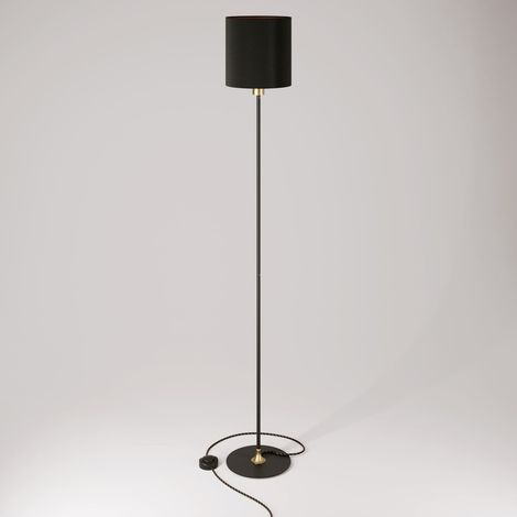 Creative Cables – Stehleuchte MAG-Y mit rundem Metallfuß und zylinderförmigem Lampenschirm (M) (1/4)
