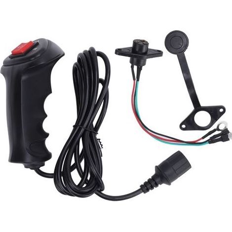 Kit de télécommande de treuil de voiture, câble de 7,5 pieds, sécurité améliorée, performances fiables, électrique pour camion, véhicule tout-terrain UTV. (1/5)