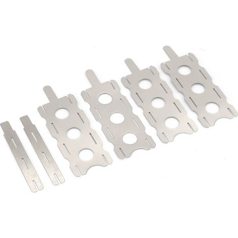 Compatible avec les accessoires de bloc-batterie Makita 20 cellules nickelées, un jeu de quatre grands connecteurs de batterie et deux petits connecteurs de batterie. (1/3)
