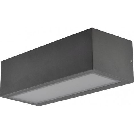 FAB 150860155 Außenwandleuchte Conga Dunkelgrau 1xe27 Ip54 10,5x26x6,5 Cm