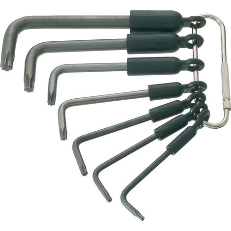 HAZET Winkelschraubendreher-Satz 2115-T/7R Innen TORX® Profil Anzahl Werkzeu (1/4)