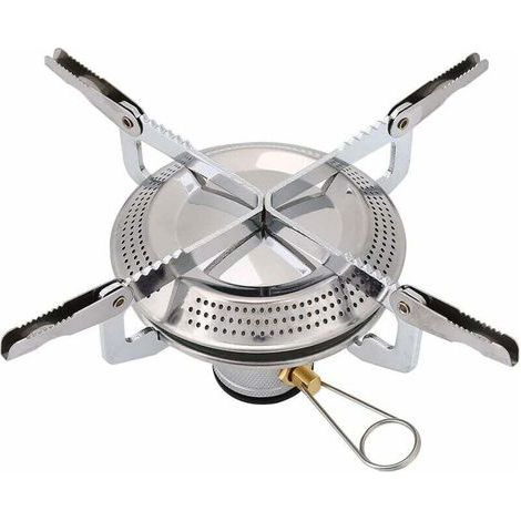 Réchaud à gaz de camping en alliage de titane ultraléger portable et pliable (1/5)