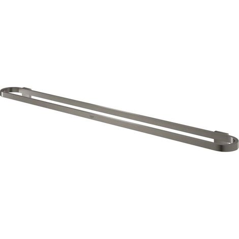 Badetuchhalter Selection 41058 800mm hard graphite gebürstet (1/5)
