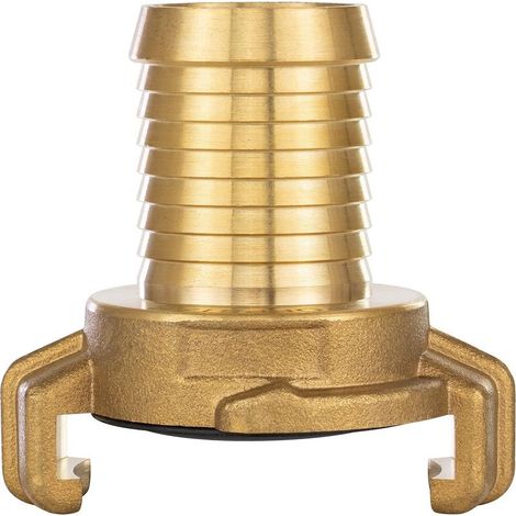 1-Zoll-Schnellkupplung aus Messing mit Klemmring (1-Zoll-Klemmringkupplung) für Schläuche mit 25 mm Innendurchmesser (1/4)