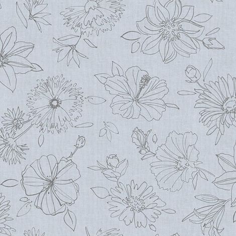 Tovaglia rotonda Manhattan Palmas grigia 150cm - D-c-table