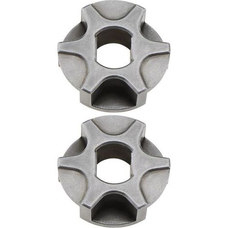 2x Pignon 3/8" cannelé 9 mm pour tronçonneuse - compatible Makita DUC254 DUC204 (6+3 dents) (1/5)