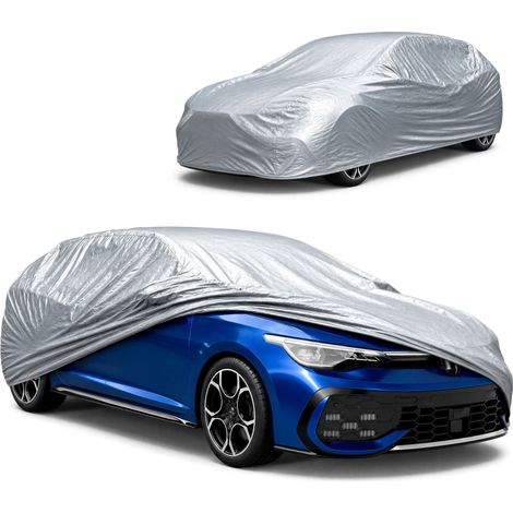 Housse de voiture All Weather, bâche de voiture garage complet taille 3 voiture argent