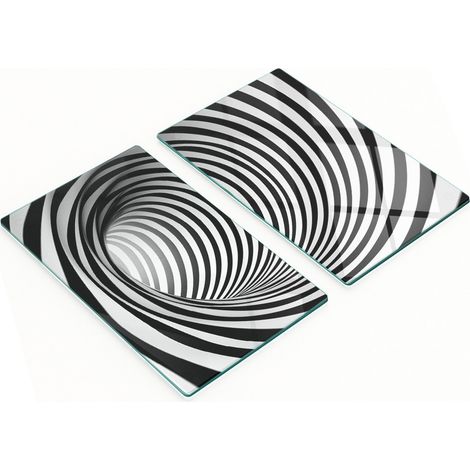 Tableros decorativos multifuncionales para cocina, de vidrio templado 3D, 2x30x52 cm.