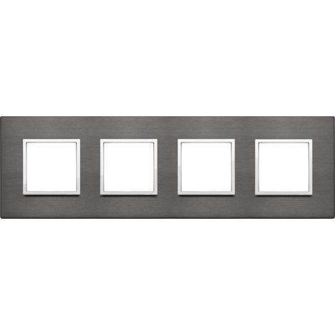 VIMAR - 21669.03 Placa 8M (2+2+2+2) int71 gris lava