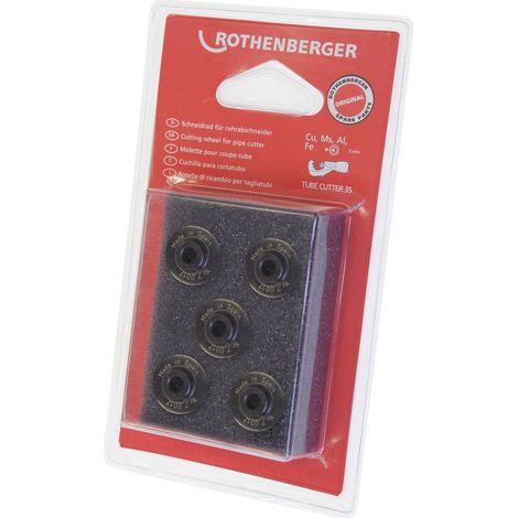 ROTHENBERGER  rotella  per  TC  35,  Cu-Ms-Al-Fe,  5  pezzi  -  070017D