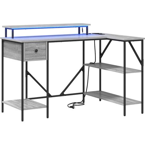 Maison Exclusive - Schreibtisch Graues Sonoma 120 x 79 x 86,5 cm