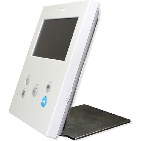 Soporte sobremesa para monitor de acero inoxidable con protección antideslizante