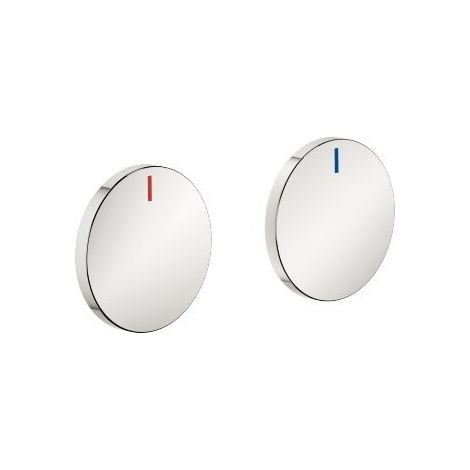 Dornbracht 11284811-08 Jeu de poignées insert rouge & bleu CYO
