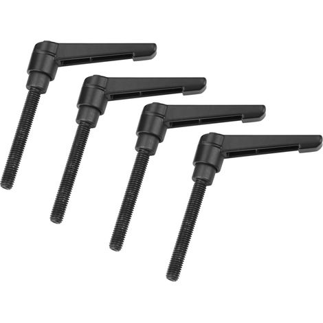 4 boutons métalliques, poignée de montage réglable, filetage extérieur M6 (70 mm) (1/5)