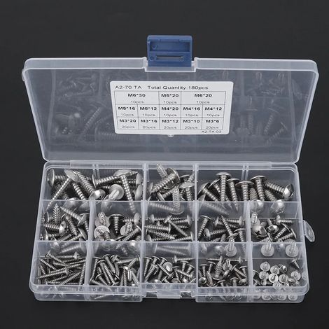Schrauben, Flachkopfschrauben, Blechschrauben, Edelstahlschrauben, Hardware-Zubehör (1/5)