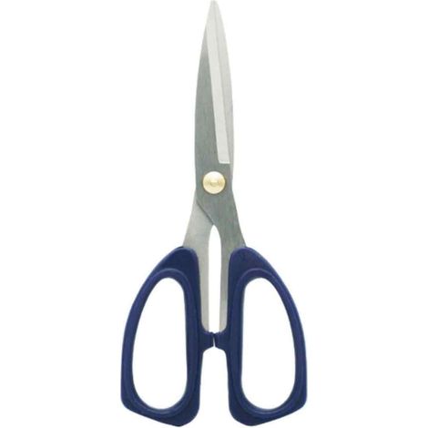 1 paire ciseaux Divers accessoire de portail, acier inoxydable, polyvalents cuisine bureau jardin, lame précise, couleur bleue (1/5)