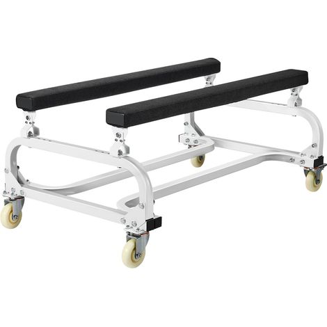 Chariot de jet ski, capacité de 454 kg, support de jet ski pour déplacer les embarcations, chariot de déplacement robuste, couchettes réglables, 4 roulettes, 2 freins, pour kayaks, aéroglisseurs (1/5)