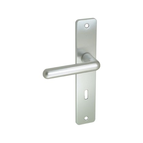 Set de poignées de porte sur plaque Vachette Golf Argenté clé i 70 mm (1/5)