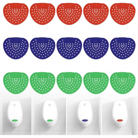 [NIE BENUTZT]15 Stück Urinalsiebe, Urinalpellets, Urinalfilter mit Parfüm, Urinal-Desodorierer, Urinalsieb, Urinalfilter für Hotels, Wohnungen, Einkaufszentren, Schulen