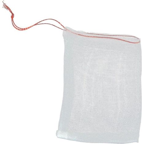 Pack of 100 Fruit Protection Bags – Insect Net for Fruit Trees – Mesh Bags with Drawstring to Protect Tomatoes, Grapes, Mangoes (10" x