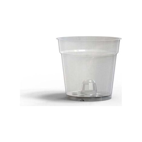 10 pièces Pot Fleurs Transparents Plastique Pot de Fleur,3.5"