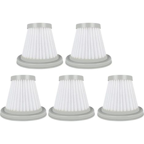 Lot de 5 filtres HEPA pour aspirateur Deerma DX118C et DX128C - Accessoires et pièces de rechange Hy (1/3)
