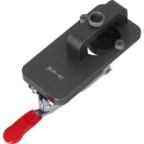 Gabarit de perçage pour charnières invisibles, 35 mm, avec perforateur de précision, pour le travail du bois. (1/5)
