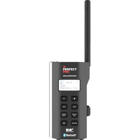 [NEUWERTIG] B-Ware PerfectPro SOLOWORKER Baustellenradio DAB+ UKW AUX Bluetooth DAB UKW stoßfest (1/2)