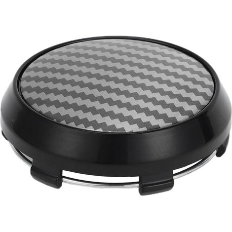 Enjoliveurs De Moyeu De Roue En Plastique Noir 1 Pièce Od : 68Mm/2,68" Pour Corolla Pour Fit Avec Autocollant En Fibre De Carbone Noir En Motif (1/5)