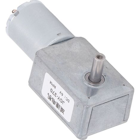 12 mm 25 kg cm 6 V 10 U/min Doppelwellen-Getriebemotor, reversibles, selbsthemmendes Schneckengetriebe für Backöfen und Waschmaschinen (1/5)