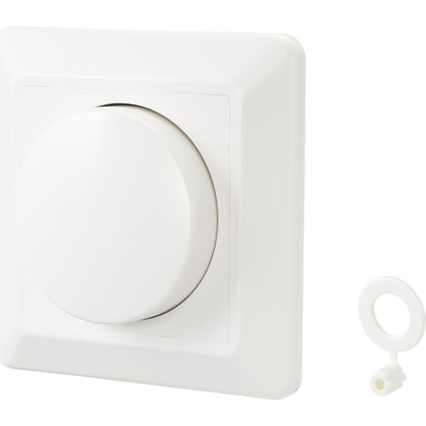 Sygonix SY-4697882 Drehdimmer Geeignet für Leuchtmittel: Halogenlampe, LED-Lampe, Glühlampe