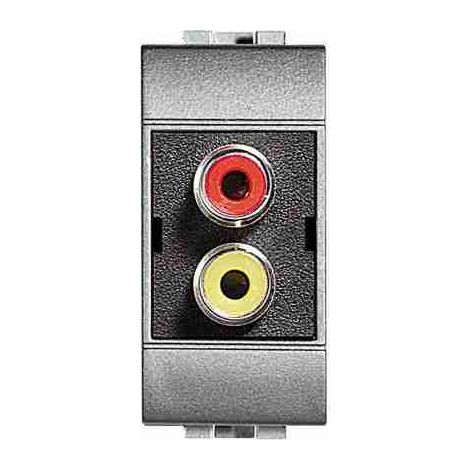 BTINT4269R Doppio connettore tipo RCA