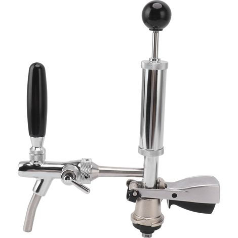 Pompe de pique-nique en acier inoxydable, système S 4 pouces, étanche, réutilisable, fût de bière, main pour brassage à domicile, mariage (1/5)
